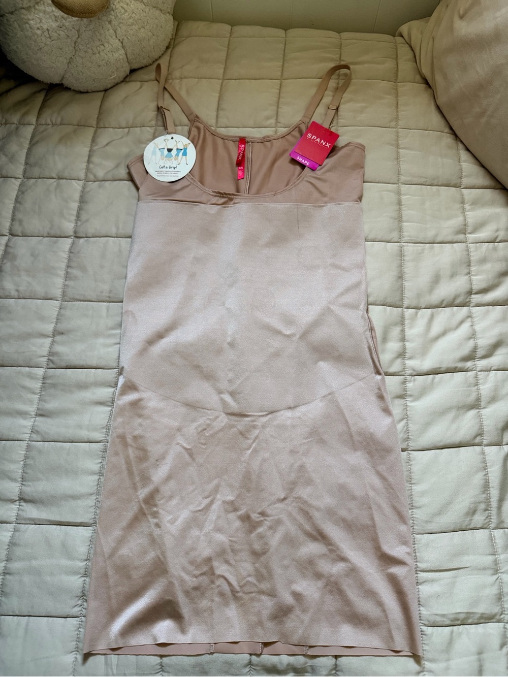 SPANX Nude smart grip shape wear Slip in Light Beige